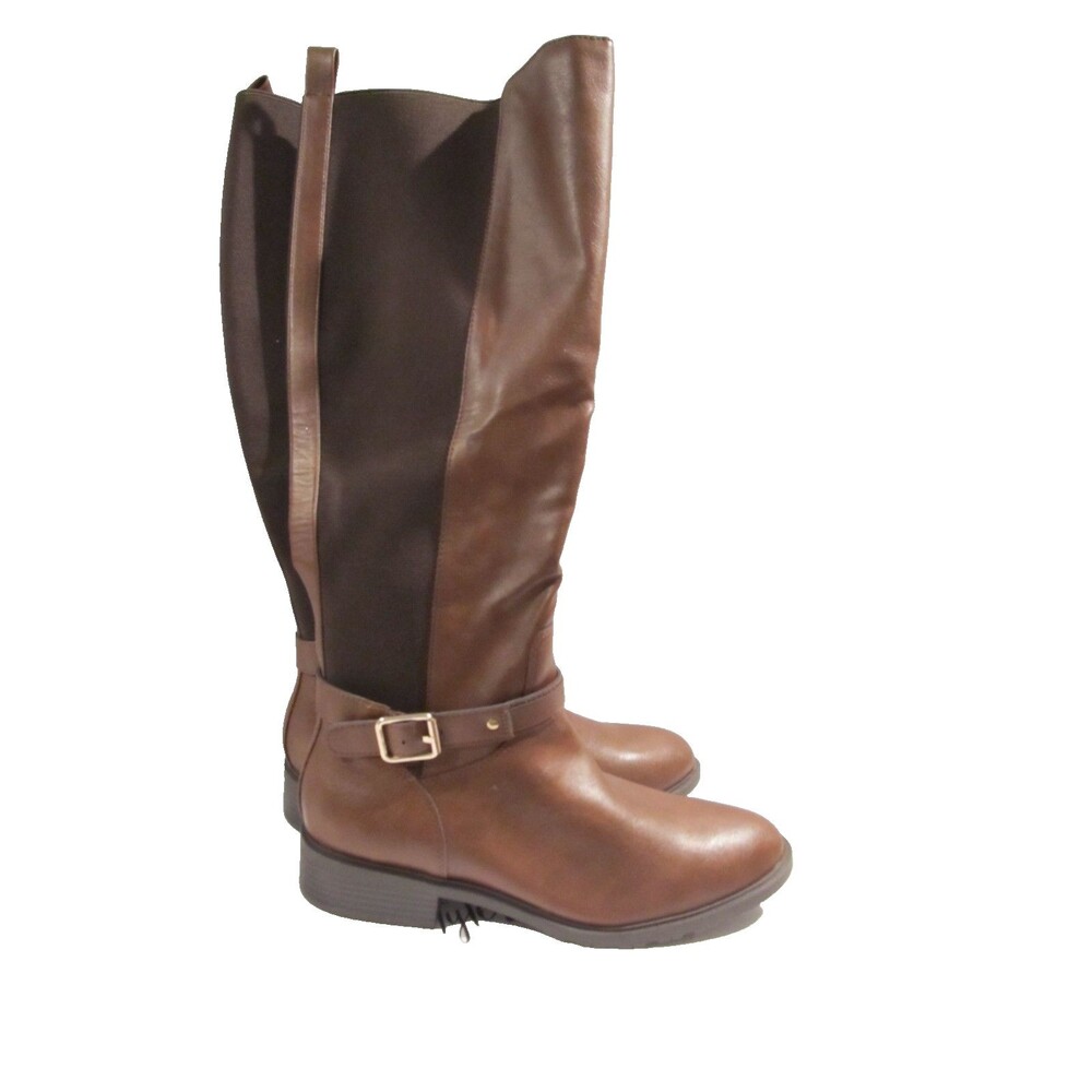 Style & Co Valenciaa Riding Boots Cognac Brown Size 10M and 6.5M - Picture 10 of 13